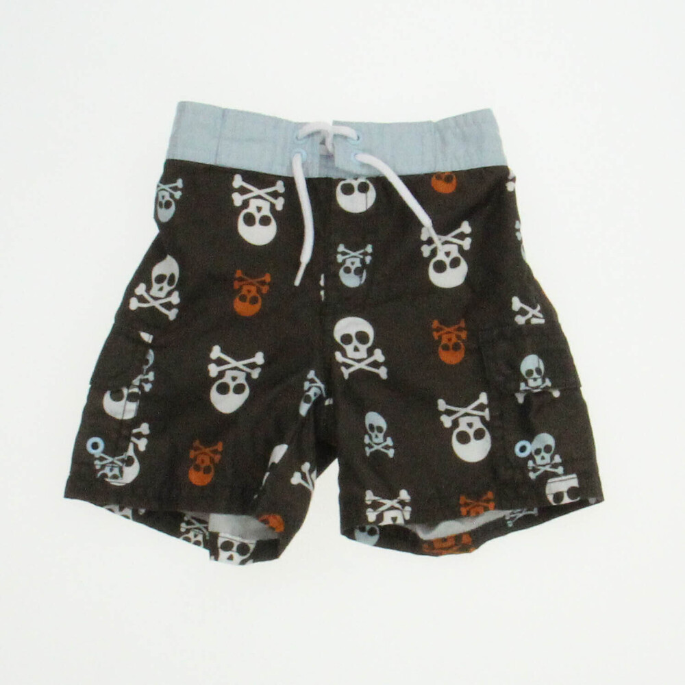 Gymboree Boys Brown Skulls Trunks size: 6-12 Months
